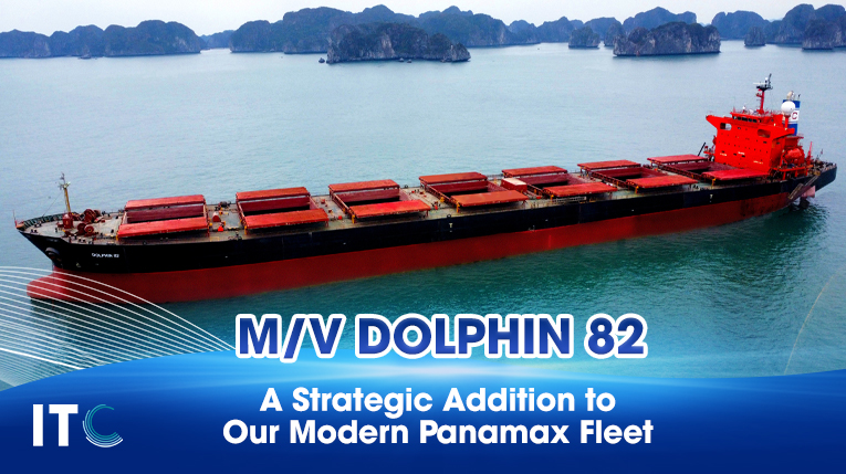 PANAMAX FLEET EXPANSION: ITC JSC WELCOMES MV DOLPHIN 82 TO ITS MODERN LINEUP 1 Dolphin 82 Up web